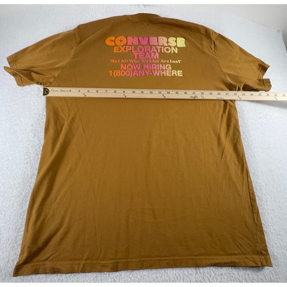 Converse Men's T Shirt XL Exploration Team Graphic Tee Wander Lost - Picture 1 of 7
